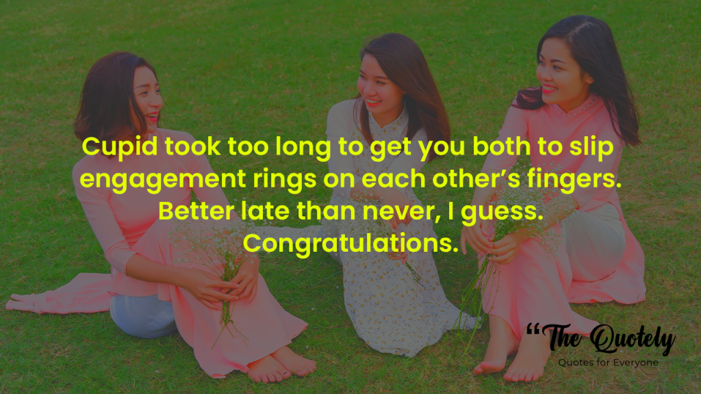 special engagement wishes for best friend