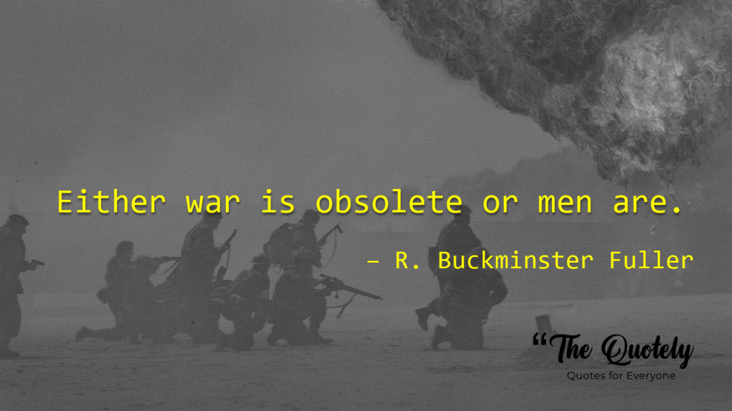 quotes on war and peace