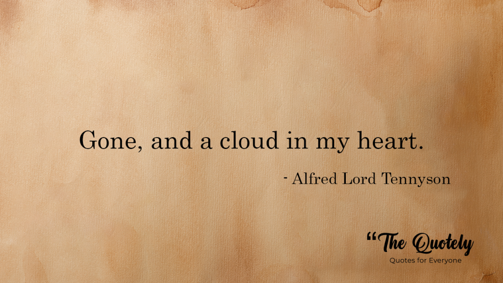 alfred lord tennyson quotes about death