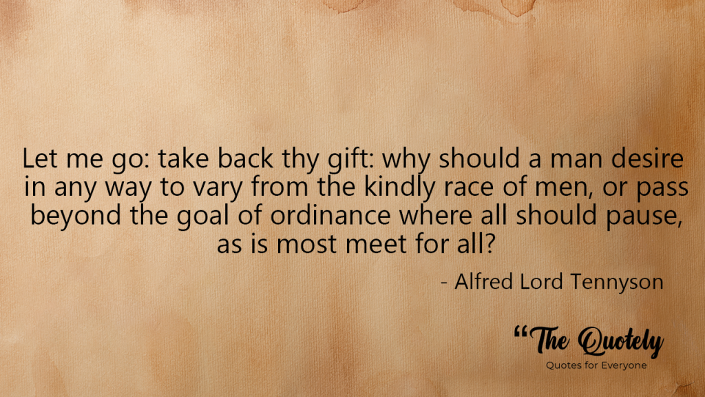 alfred lord tennyson quotes love