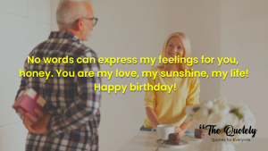birthday message to wife