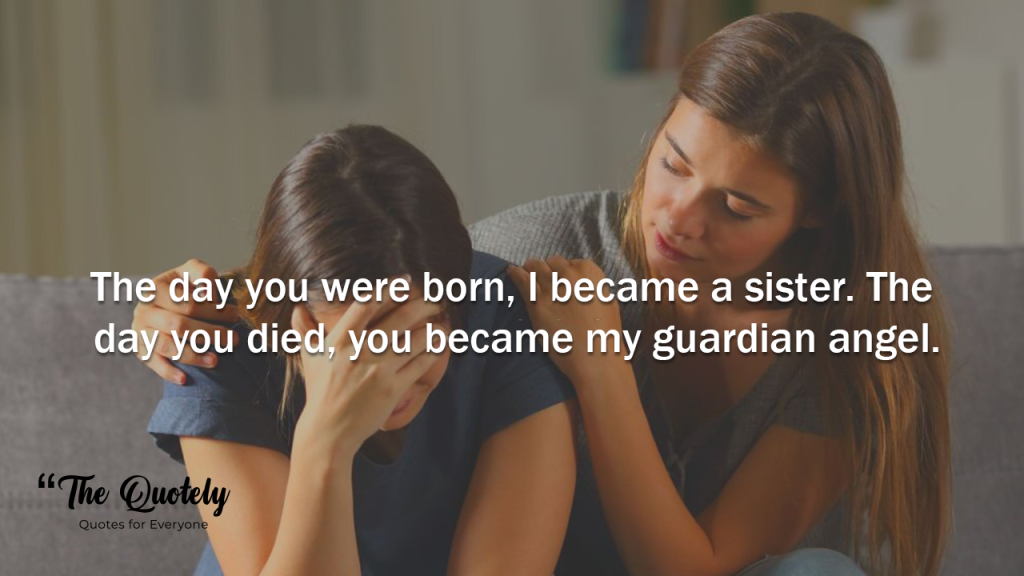 big sister in heaven quotes
