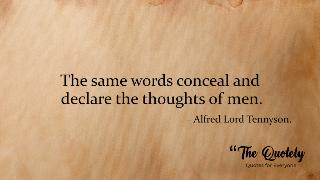 alfred lord Tennyson quotes hope