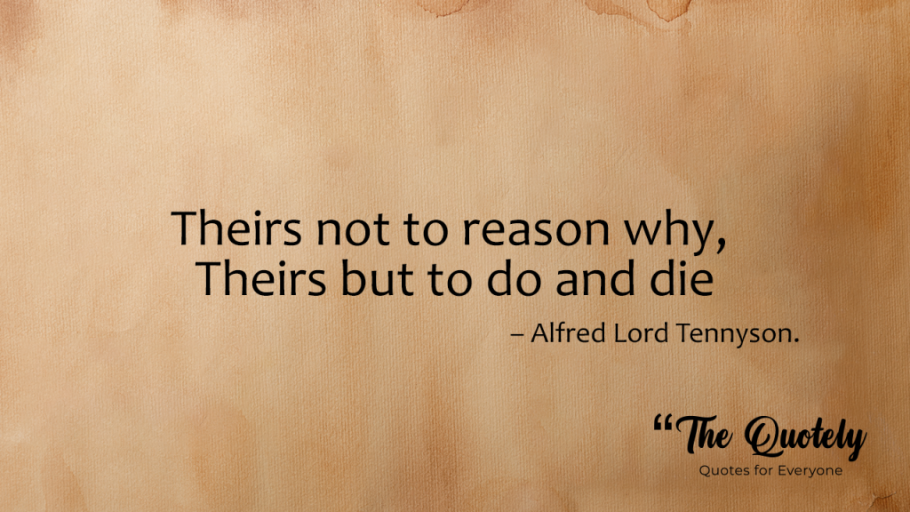 alfred lord tennyson quotes about death