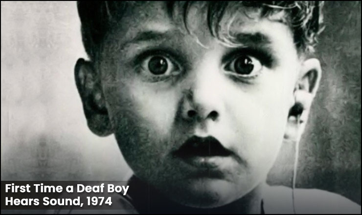 The First Time a Deaf Boy Hears Sound, 1974