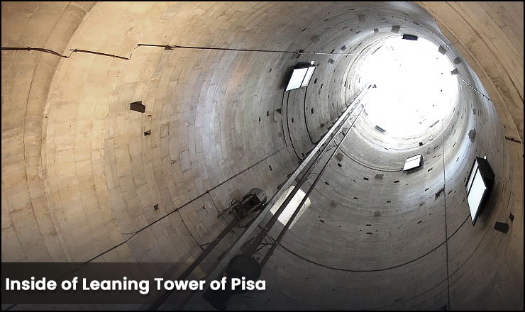 Inside of Leaning Tower of Pisa