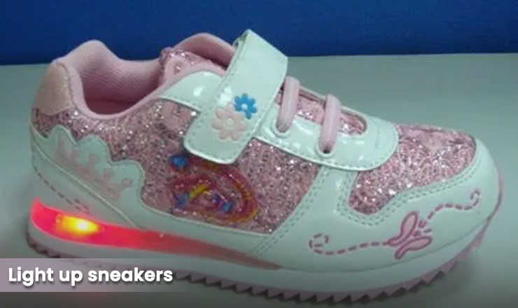 Light up sneakers