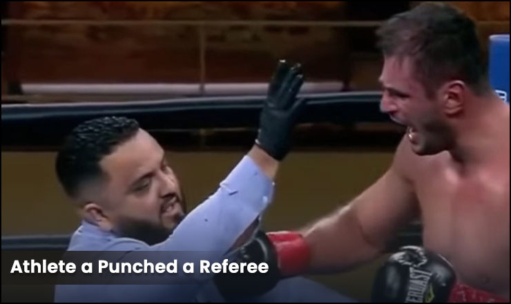 Athlete a Punched a Referee
