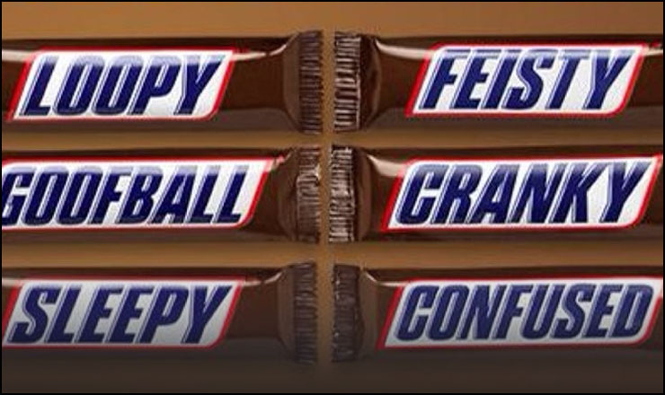 Snickers You're Not You When You're Hungry